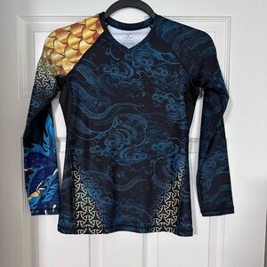 Gaidama Dragon Long Sleeve Rash Guard, youth size L